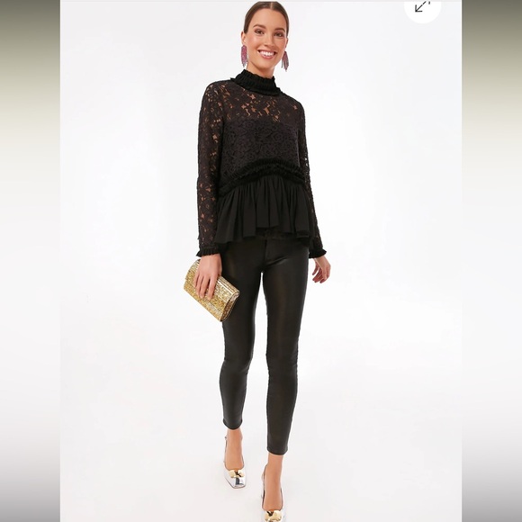 NWOT Tuckernuck Black Lace Myla Top - Picture 2 of 8